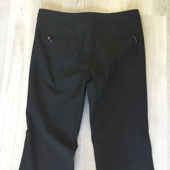 Theory Black Slack Pants Size 0 Zipper Side - Picture 5 of 6